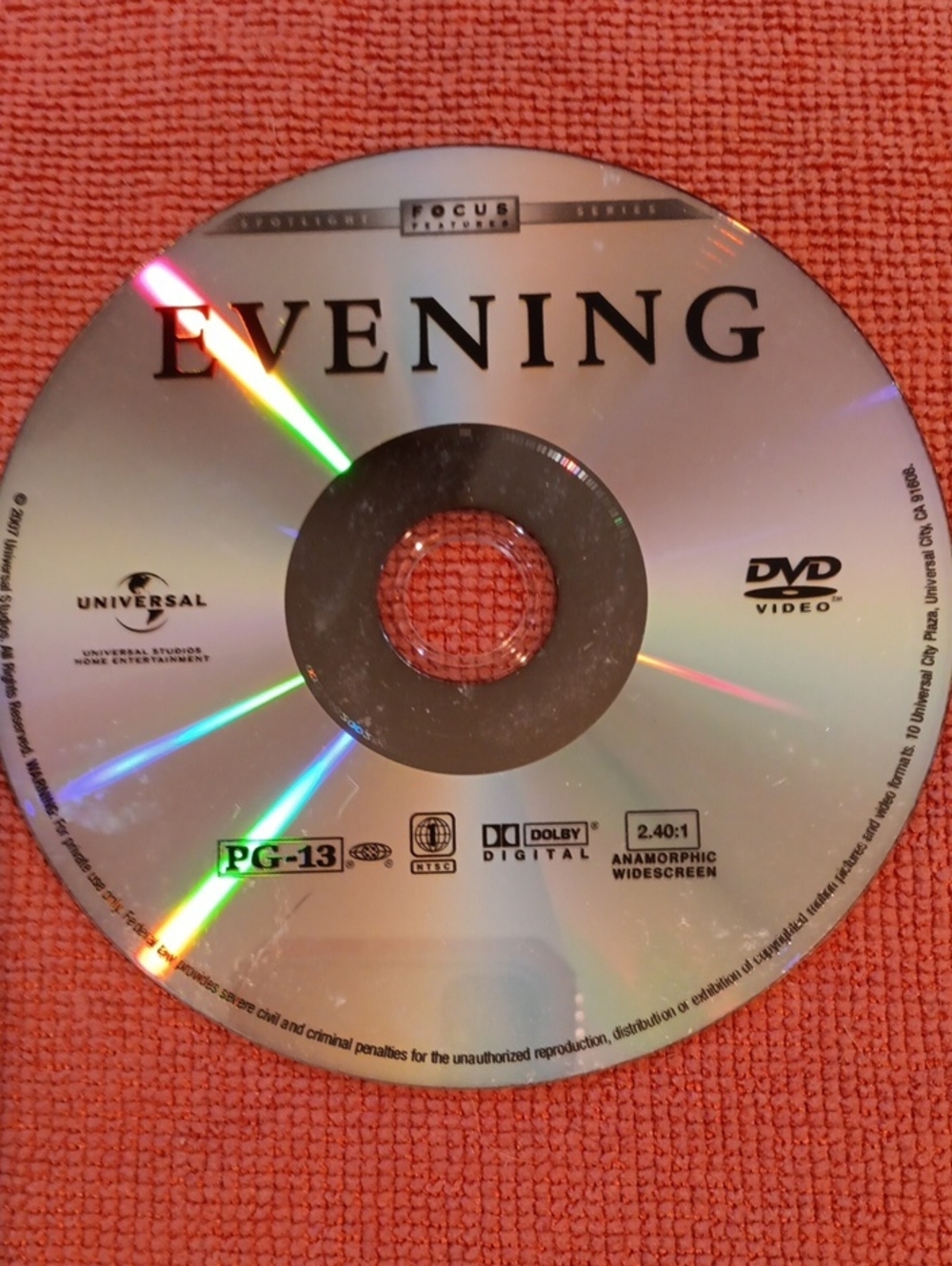 2/$8 Evening DVD *NO CASE*